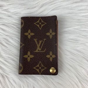 LV monogram card wallet